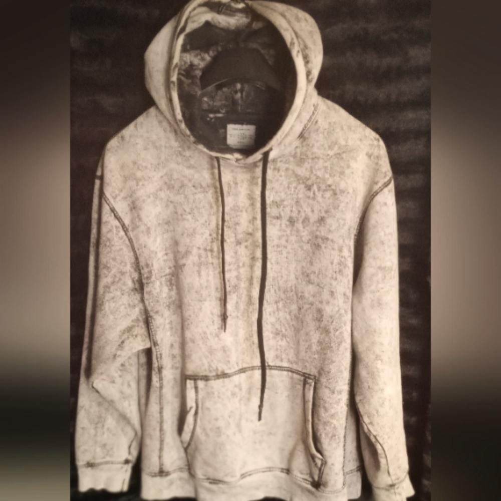 Urban Outfitters Acid Washed Pullover Hoodie Size L Y2K